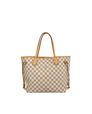 Louis Vuitton Neverfull Damier Azur Bag MM