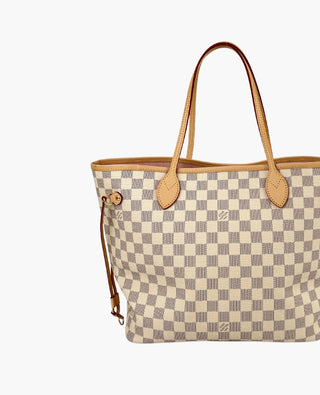 Louis Vuitton Neverfull Damier Azur Bag MM