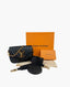 Louis Vuitton New Wave Multi Pochette Black Leather Rose Gold