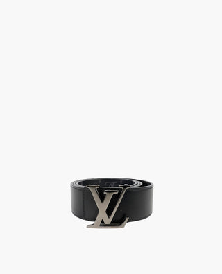 LV Reversible Belt Black Monogram SHW