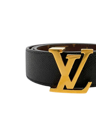 Louis Vuitton Monogram 30MM Reversible Black Belt