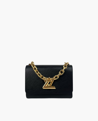 Louis Vuitton Twist MM Bag Epi Leather Black