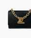 Louis Vuitton Twist MM Bag Epi Leather Black