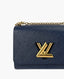 Louis Vuitton Twist PM Epi Navy Blue GHW