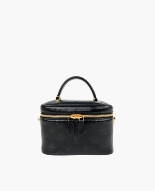 Louis Vuitton Vanity Black Leather PM