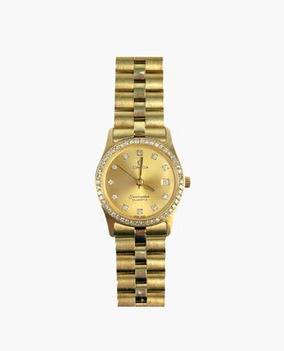 Omega Semaster 14k Gold 24mm Lady