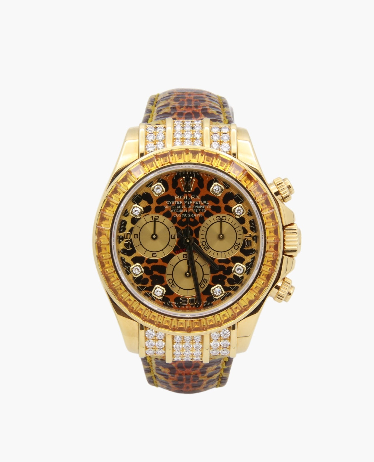 Rolex Daytona 116598 SACO Leopard Luxury Helsinki