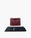 Saint Laurent College Medium Burgundy