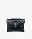 Saint Laurent Medium Loulou Chain Bag Black Quilted Y Leather