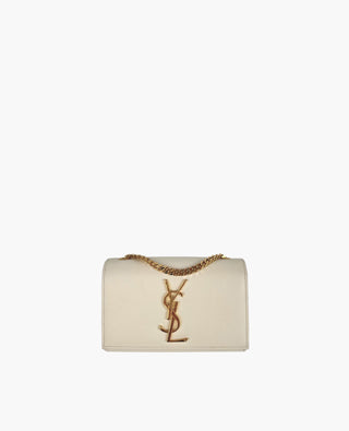 Saint Laurent Kate Small White GHW