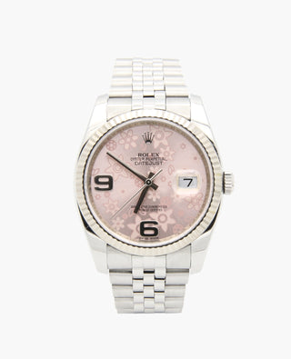 Rolex Datejust 36 Pink Floral 2012 FULLSET 116234