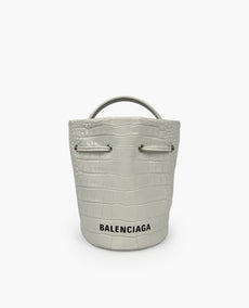 Balenciaga Everyday XS Bucket Bag White