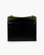 Balenciaga Box Calfskin S Sharp Chain Shoulder Bag Black