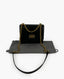 Balenciaga Box Calfskin S Sharp Chain Shoulder Bag Black