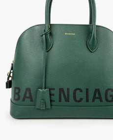 Balenciaga Ville Top Handle Bag Green