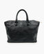 Burberry Black Embossed Check Leather Dewsbury Tote Bag