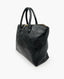 Burberry Black Embossed Check Leather Dewsbury Tote Bag