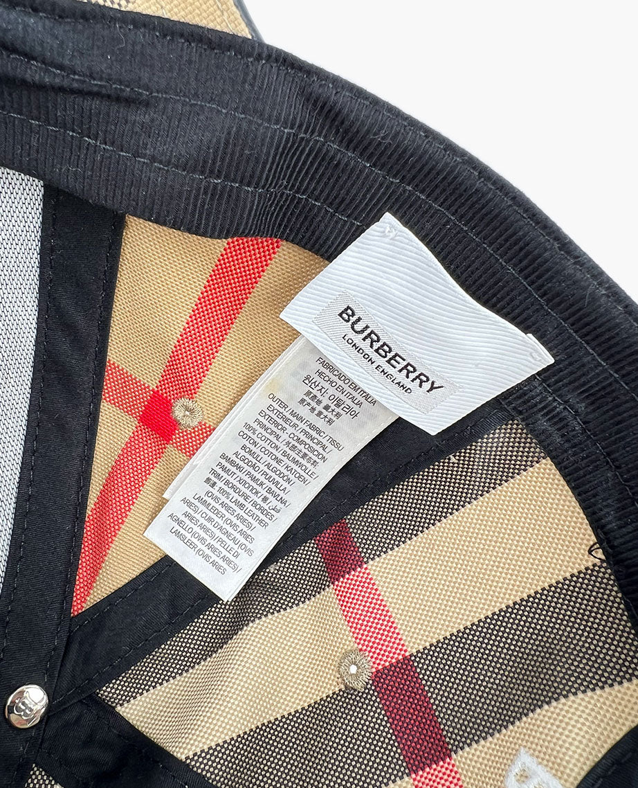 Burberry Check Baseball Cap Luxury Helsinki