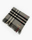 Burberry Gray Cashmere Scarf