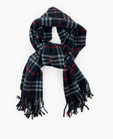 Burberry Navy Blue Vintage Classic Scarf