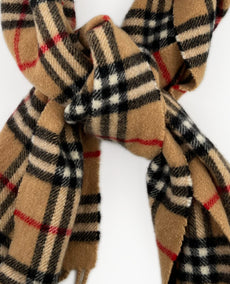 Burberry Brown Vintage Classic Scarf