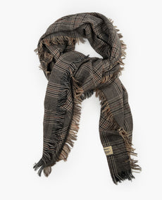 Burberry Dark Brown Cashmere Scarf