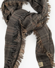 Burberry Dark Brown Cashmere Scarf