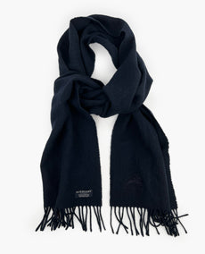 Burberry Lambswool Navy Blue Scarf