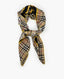 Burberry Check Leopard Scarf