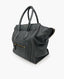 Celine Drummed Calfskin Mini Luggage Anthracite