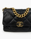 Chanel 19 Large Black Calfskin