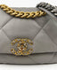 Chanel 19 Small Gray Calfskin