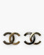 Chanel CC Two-Toned Metal Earrings