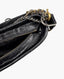 Chanel Gabrielle Cocodile Hobo Calfskin Crocodile Bag Black