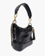 Chanel Gabrielle Cocodile Hobo Calfskin Crocodile Bag Black