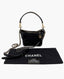 Chanel Gabrielle Cocodile Hobo Calfskin Crocodile Bag Black