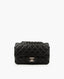 Chanel Mini Rectangular Dark Grey Lambskin SHW