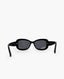 Chanel Rectangular Sunglasses Black