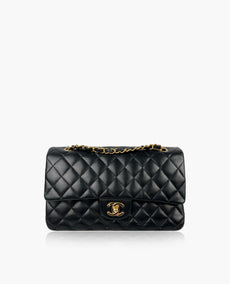 Chanel Timeless Medium Black Lambskin GHW