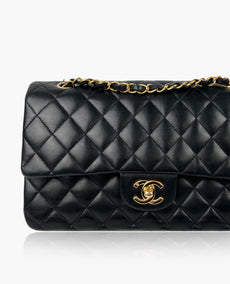 Chanel Timeless Medium Black Lambskin GHW