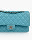 Chanel Timeless Medium Light Blue Lambskin SHW