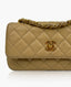 Chanel Vintage Crossbody Flap Bag Beige GHW