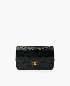 Chanel Timeless Small Vintage GHW Black Lambskin