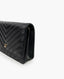 Chanel Chevron WOC Lambskin Black CHW