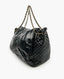 Chanel Rock &amp; Chain Flap Bag Patentti Vinyyli Medium Black