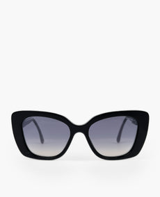 Chanel Strass Sunglasses Eggplant