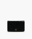 Chanel WOC Black Lambskin Camelia GHW