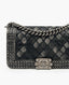 Chanel Boy Old Medium Faded Calfskin Studded Flap Bag