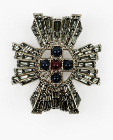 Chanel G20C Brooch Army Pin Cross