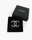 Chanel CC Brooch Silver Strass